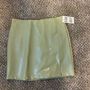 New with tags leather skirt